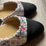 Multicolor Tweed Slingback Sandals Size 7 White Photo 11