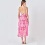 Endless Rose  - CROCHET LAYERED MIDI DRESS size‎ small Photo 1