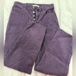 Pacsun Women's Purple corduroy High Waisted Straight Leg Jeans Size 26 Photo 1