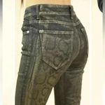 LAUREN VIDAL | Snakeskin Print Jeans Size XL Photo 3