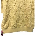 Free People  Eden Textured Short Sleeve Shirt Sun‎ Yellow L Photo 8