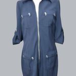 Michael Michael Kors Navy Blue Zip Photo 2