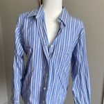 Hunt Club Blue Striped Women’s Shirt Size 10 Photo 1