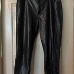 Abercrombie & Fitch Abercrombie Curve Love Leather Skinny Pants Photo 3