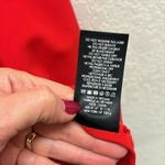 Alice + Olivia Ember Peplum Fitted Dress in Cherry Size 8 Mini Cap Sleeve Red Photo 6