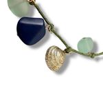 Free People Shell Bohemian Beach Summer Collected Anklet in Sage Green NWT Boho Photo 7