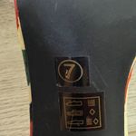 Chinese Laundry La Paz Black, White and Ginger Ankle Strap Heels Photo 6