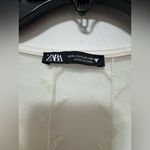 ZARA Beautiful  cream lace embroidered bohemian midi dress large Photo 10