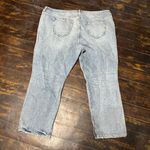 Torrid  high rise straight 20 light wash distressed jeans Photo 2