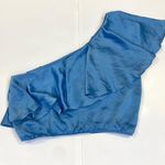 Planet Blue ruffle one shoulder top Photo 0