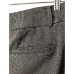 Loft  Womens Dress Pants Size 8 Black White Straight Leg Pockets Hook Eye Closure Photo 8