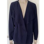 Talbots Navy Cardigan Heart Sweater Photo 3