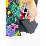 Laurence Kazar Sequined Pop Art Multicolor Sleeveless 80s Vintage Sheath Dress Photo 8