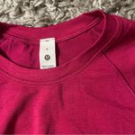 Lululemon swiftly short sleeve cropped tee size 6 ripend raspberry Photo 2