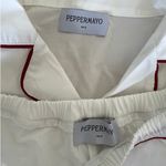 Peppermayo  - Harry Pyjama Top & Pants in White & Red Photo 2