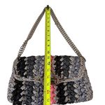 Lorenza Gandaglia Bagatelle Ribbon Crochet Flap Crossbody Bag Gray Photo 11