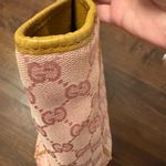 Gucci  Vintage Pink Monogram Small Shoulder Tote Photo 7