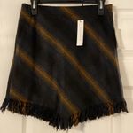 Sanctuary  Skirt size XS so beautiful brand new with tags navy blue and gold Photo 4