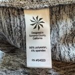 Athleta  heather gray knit hooded poncho size M Photo 6