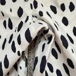 Reformation  Eco Move Animal Print Biker Shorts in Black White Dot Size Small Photo 13