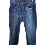 Judy Blue Skinny Fir Capri Denim Jeans Blue Size 7/28 Stretch Distressed Comfy Photo 0