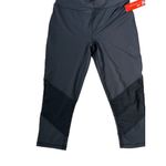 Adrienne Vittadini Black Mesh Panel Capri Workout Pants Sz M NEW Photo 6