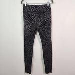 White House | Black Market  Metallic Animal Print Leggings Size 2 Long WHBM Legging Photo 2
