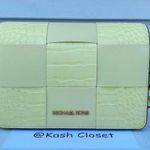 Michael Kors Buttercup Yellow Mercer Small Clutch Purse Crossbody Photo 1