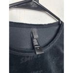 SKIMS  Logo Velour Tie Tank in Onyx Black Womens Size Small Photo 1