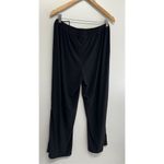 MSK Wide Leg Pants Size XL Petite Black Rhinestone Elastic Waistband NEW Photo 7