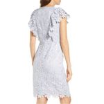 Rachel Parcell  Floral Lace Sheath Dress Powder Blue Small Photo 2