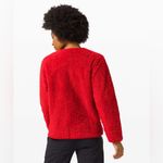 Lululemon  Red Oh So Sherpa Full Zip Jacket Photo 4