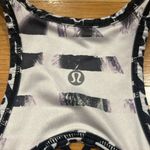 Lululemon  athletic racer back striped sports bra size 4 . Photo 4