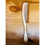 1920'S Art‎ Deco Celluloid La Parisienne Hair Comb FRANCE Salmon Brown 8.75" Photo 1