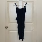 Reformation  Elegant Navy Wrap Midi Dress.   Size-0 Photo 2