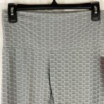 Ymi High Waist Gray Cropped Performance Textured Leggings NEW Size Medium Photo 6
