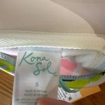 Kona Sol  Bikini Top‎ Sheer Floral Size Small Molded Cups Removable Straps Photo 2