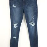 Refuge Womens Jeans Skinny Distressed Dark Wash Stretch 2 Photo 0