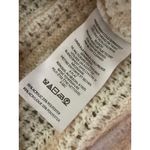 Anthropologie Cream & Tan Open Stitch Knit Pullover Crewneck Sweater Small Photo 6