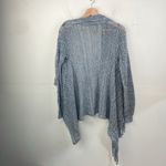 Love Stitch Blue Knit Women's Sweater open front cardigan long sleeve Medium Photo 3