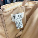 Sean Collection Elegant Blue and Nude strapless Floral Gown Photo 5