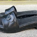 Valentino Garavani Valentino 03 rose edition Atelier 40mm embossed rubber pool slides sandal IT 38 Photo 9