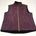 Woolrich  Technowool Wool Full Zippered Vest Womens Size Medium Amethyst‎ Purple Photo 0