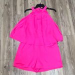 C. Luce  Boutique Hot neon pink romper halter style size Medium Photo 4