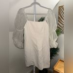 Amanda Uprichard ‎ white Tia mini dress in ivory Size Medium Photo 3