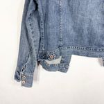 Levi's Levi Strauss Large Denim Jacket Blue Jean Button Down Cotton Stretch 361 Photo 5