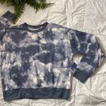Abound Blue and White Tie-Dye Sweatshirt Photo 1