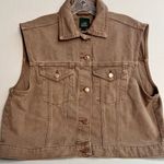 Wild Fable  Brown Denim Vest Photo 0