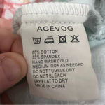 Acevog sleeveless floral fit & flare dress with tie belt full skirt size small Photo 8