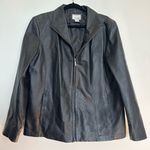 East 5th , Genuine Leather Jacket, Women's, Nice! Black, Zip-Up, 2 Pockets Photo 0